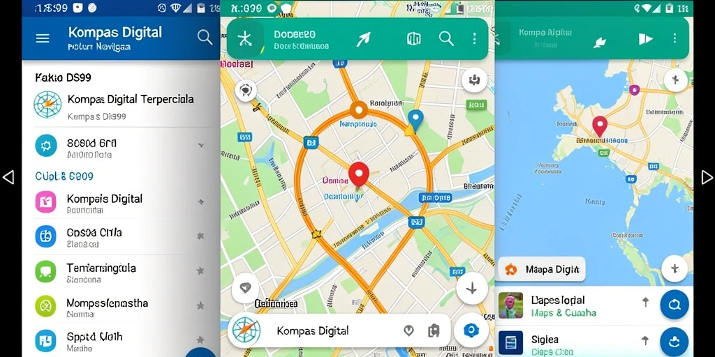 Tampilan antarmuka DS99 yang sederhana dan informatif.