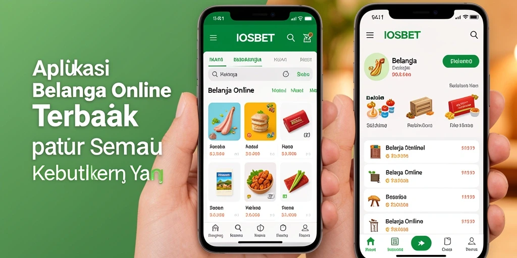 Tampilan antarmuka IOSBET yang menarik dan intuitif untuk belanja online.